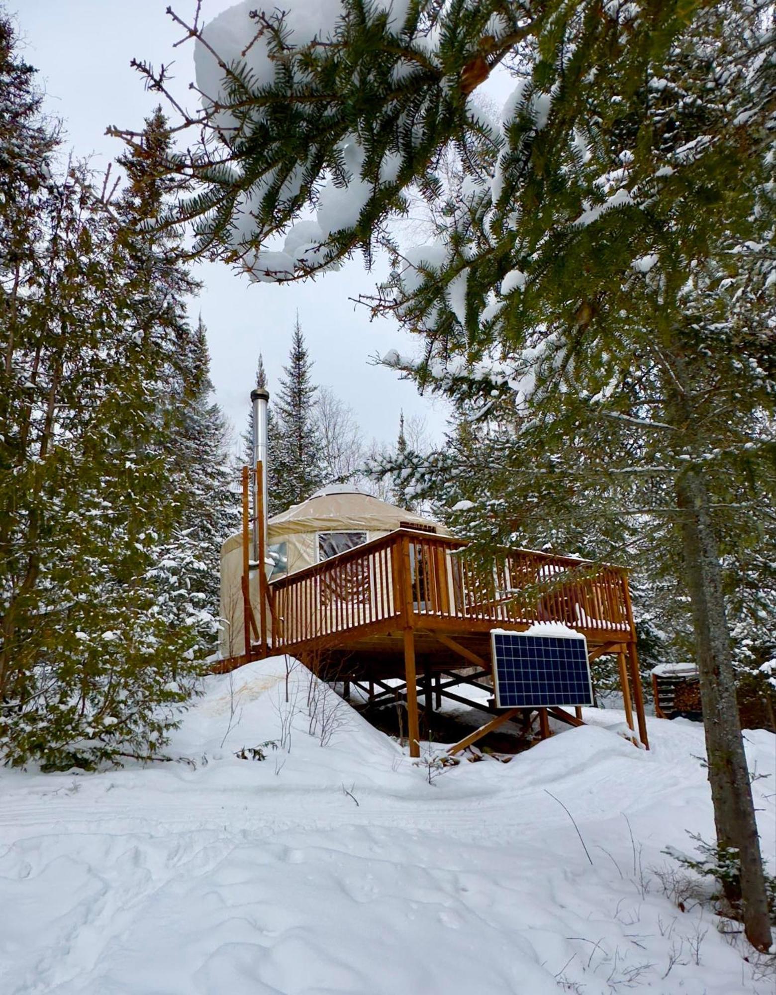 Les Racines Du P'Tit Isidore Rouyn-Noranda Buitenkant foto